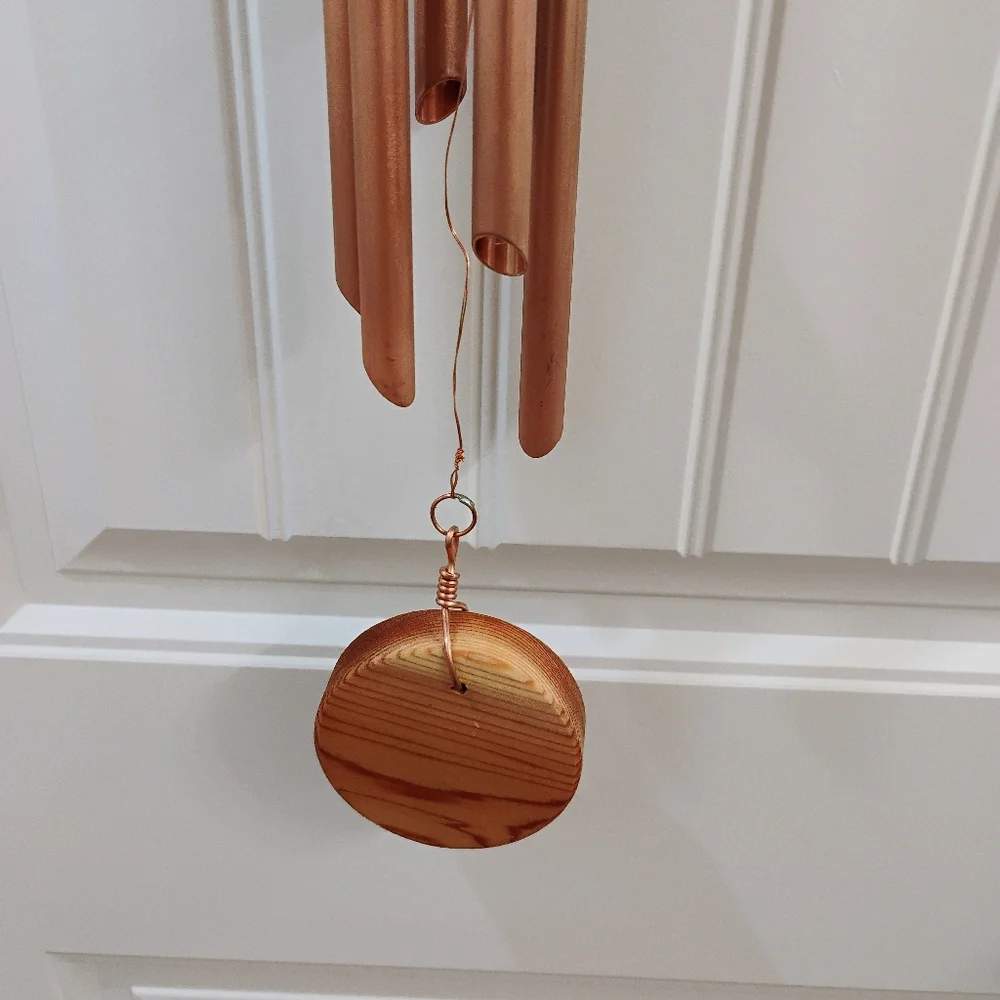 Copper Wind Chime Hanging Decor - Picture 4 of 10